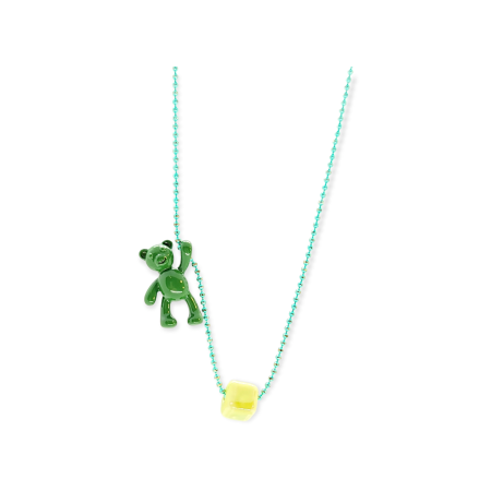 NECKLACE GREEN LITTLEBEAR3